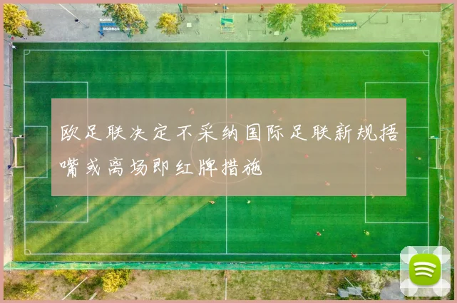欧足联决定不采纳国际足联新规捂嘴或离场即红牌措施